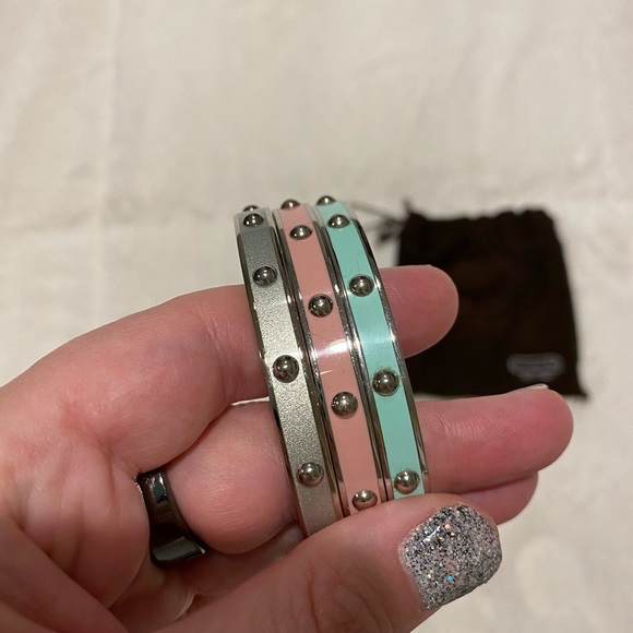Coach Enamel Bangles (Set of 3) - Picture 2 of 6